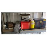 Gun Case, Windshield Blinds, Old Bank Bags