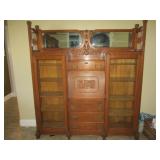 Antique Double Secretary Desk / Hutch