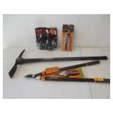 Husky Pick / Ax, Fiskars Tree Trimmer / Shears