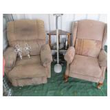 2) Recliners, Floor Lamp