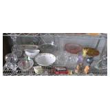 Decanter, Plates, Candy Dish, Leaf