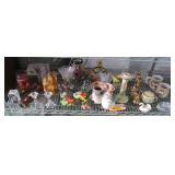 Salt & Pepper Shakers, Candle, Drinking Glasses