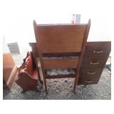 Sewing Machine Table, Magazine Rack  and Chair