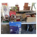 36in Lighted Yard Star, Christmas Music Box