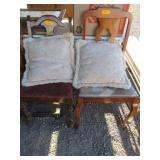 2) Chairs and 2) Pillows