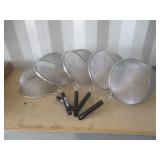 5) 8" Strainers