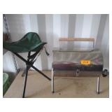 Camp Stove and Stool