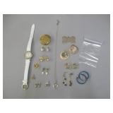 Watch, Earrings, Necklace, Pendants