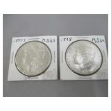 1897-S and 1898 Silver Dollars