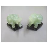 2) Elephant Figures