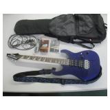 Ibanez Electric Guitar, Case, Tuner, Instructions