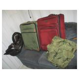 2) Rolling Suite Cases, Duffle Bag and Backpack
