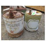 2) Motor Oil Cans