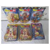 6) Dragonball Z Action Figure Sets