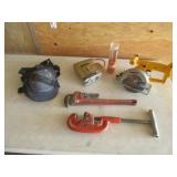 Circular Saw, Jig Saw, Pipe Wrench, Clamps