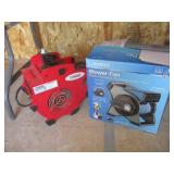 Lasko Blowe Fan, Central Machinery Portable Blower