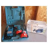 Makita Cordless Drill, Air Pump