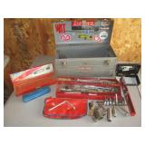 Metal Craftsman Tool Box Full Of Hand Tools