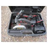 Craftsman Drill And Circular Saw In Carrying Case