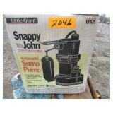 Garage Door Opener And Sump Pump