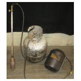Propane Weed Burner, Welding Helmet