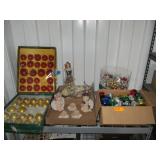 Christmas Ornaments, Angel Figurines, Bows
