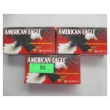3) Boxes American Eagle 45 Auto 230 Grain Full