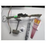 Jaguar Crossbow With Arrows, Quiver, Strap