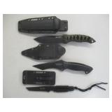 3) Hunting Knives (CRKT, Smith & Wesson,