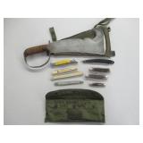 Survival Ax Type IV, Straight Razors (Wesbster &