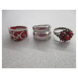 3) Rings (Size 6 - 7)