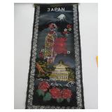 Vintage Japan Painted Wall Scroll
