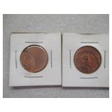 1999 & 2000 Off Center "Error" Pennies