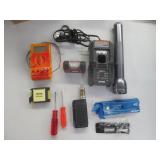 Flashlight, Vape, Screwdrivers, Battery Tester