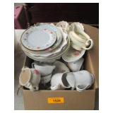 Plates, Saucers, Tea Cups