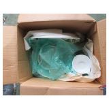 Plates, Cups, Needle Work Mesh