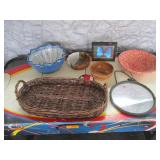 Large Serving Basket, Ceramic Bowls