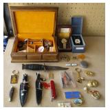 Knives, Jewelry Box with Jewelry