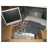 HP Monitor, Deskjet 5740 Printer, Keyboard, Cables