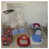 Tupperware, Dish Rack, Frig Shelf