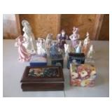 Jewelry Box Lady Figurines