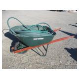 True Temper Wheelbarrow, Garden Hose