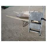 Wooden Handle Wheelbarrow, Cosco Step Ladder