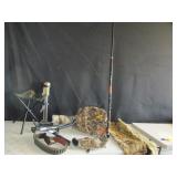 Cabelas Waders 2XL, Rifle Rest, Tripod Seats,