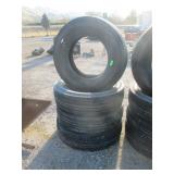 Set Of 4) Semi Trailer Tires, FA656