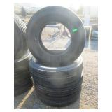 Set Of 4) Semi Trailer Tires