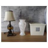 Lamp, Vase and Planter