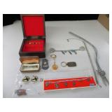 Bolo Tie, Key Rings, Necklace, Tie Clips,