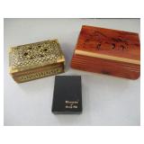 2) Jewelry Boxes, Necklaces, Earrings And More