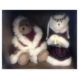 Boyds Bear Vernica Angle & Boyds Christmas Bear